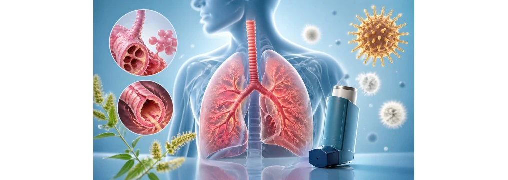 Asma: sintomi iniziali, cause, differenze e fattori che peggiorano la respirazione