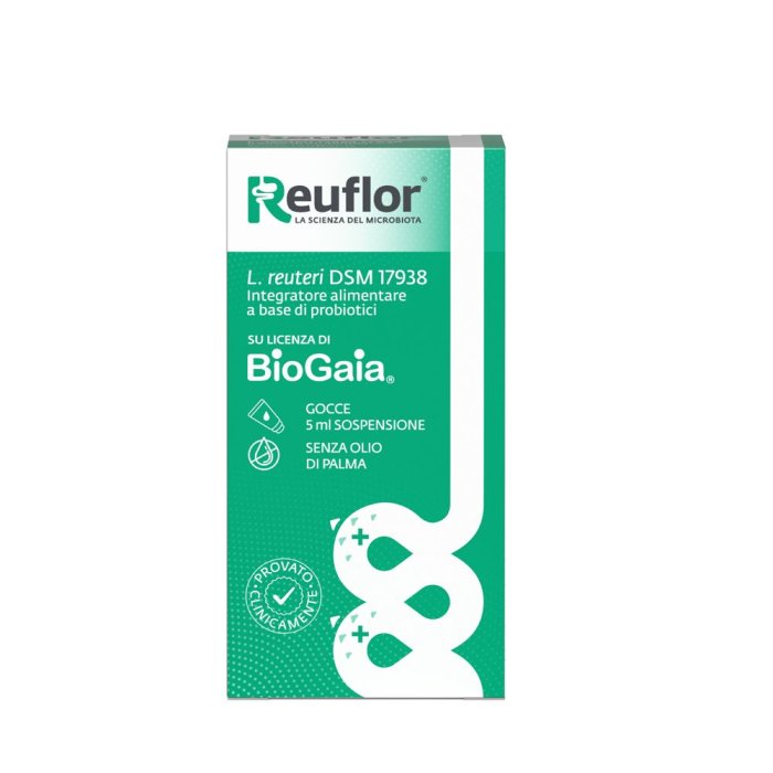 Reuflor Integratore Di Fermenti Lattici Per La Flora Batterica Intestinale Flacone 10 Ml