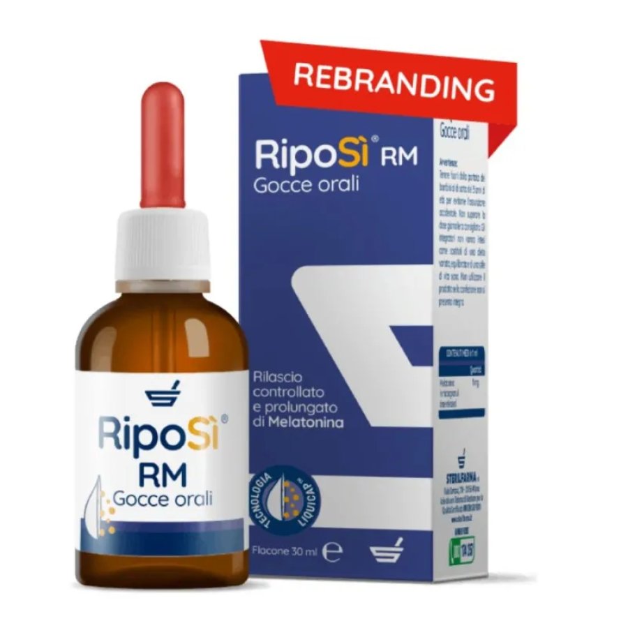 Riposì Rm Integratore per Sonno e Rilassamento Gocce Orali 30ml Riposì Rm Integratore per Sonno e Rilassamento Gocce Orali 30ml