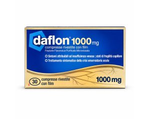 Daflon 1000 mg 30 compresse rivestite per circolazione e crisi emorroidarie