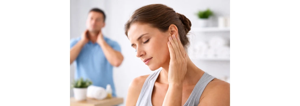 Esercizi per acufeni: cervicale, mandibola, digitopressione e sollievo immediato