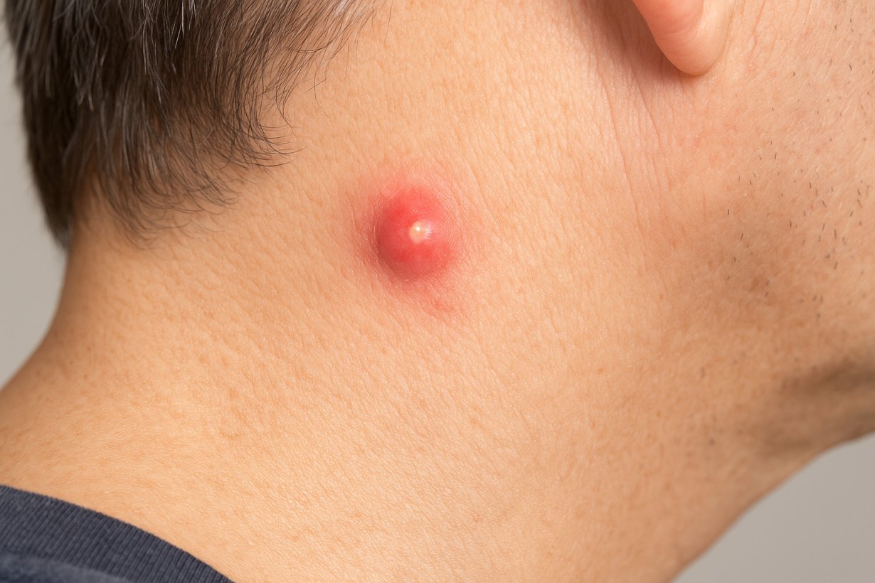 Cisti sebacea infiammata: come sfiammarla, pomate utili, pericoli e drenaggio