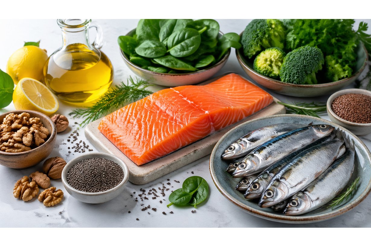 Omega-3: dove si trovano, quali cibi li contengono e quando possono essere utili per trigliceridi, colesterolo, diabete e menopa