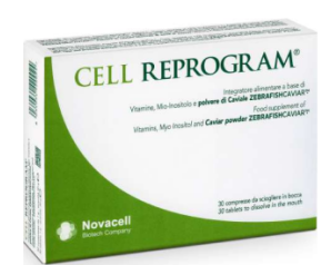 Cell Reprogram – Integratore alimentare a base di vitamine, mio-inositolo e polvere di caviale 30 compresse