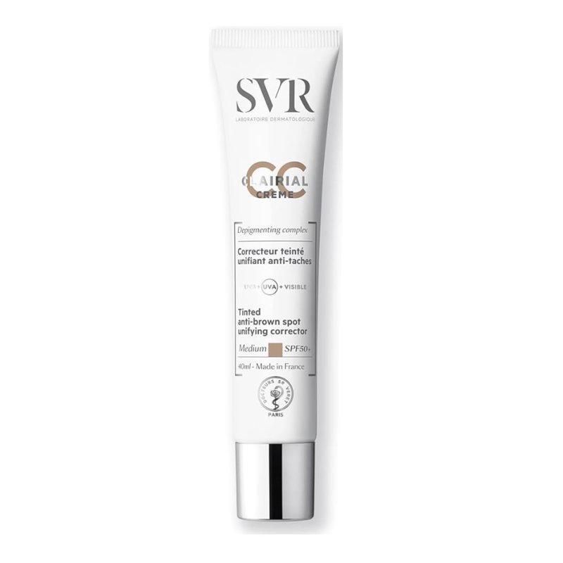 SVR Clairial - CC SPF50+ Medium Crema Colorata Anti-Macchia Uniformante 40 ml SVR Clairial - CC SPF50+ Medium Crema Colorata Anti-Macchia Uniformante 40 ml
