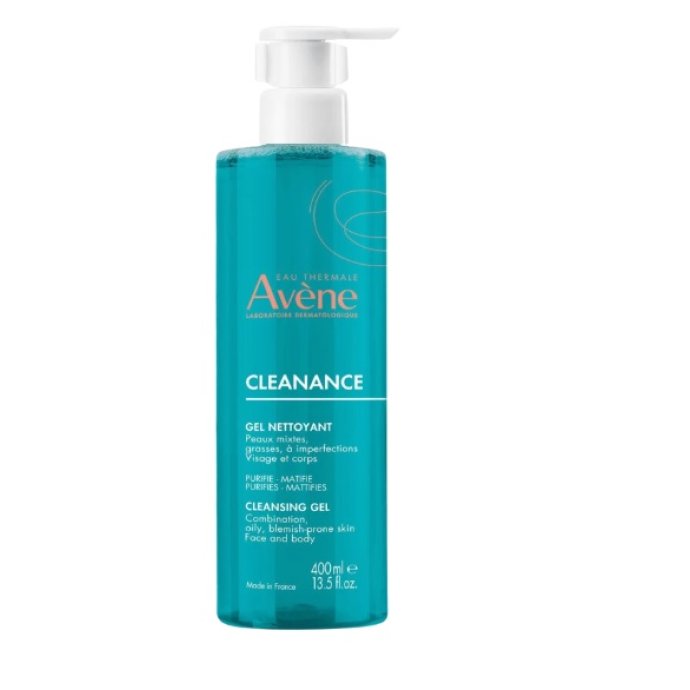 Avene Cleanance Gel Detergente Purificante Viso e Corpo 400 Ml Avene Cleanance Gel Detergente Purificante Viso e Corpo 400 Ml