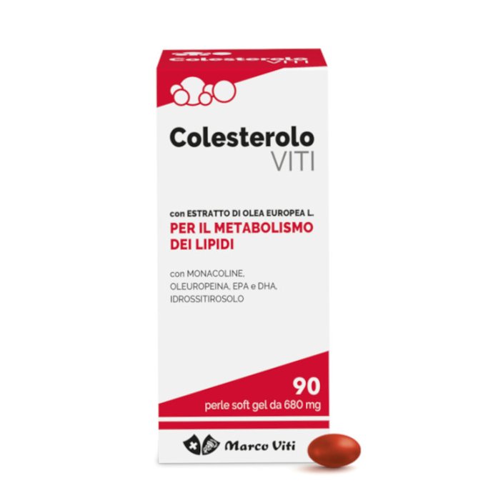 Colesterolo Viti 90 Perle Soft Gel da 680mg Colesterolo Viti 90 Perle Soft Gel da 680mg