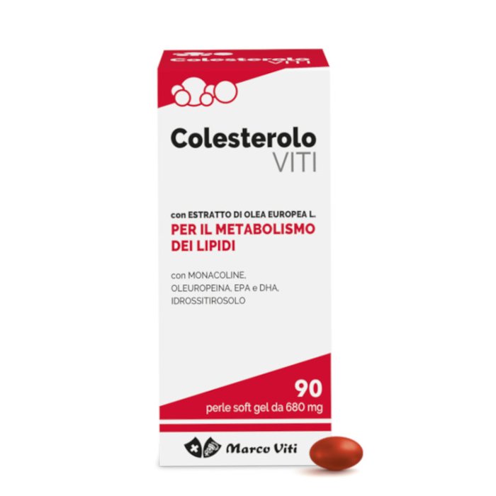 Colesterolo Viti 90 Perle Soft Gel da 680mg Colesterolo Viti 90 Perle Soft Gel da 680mg