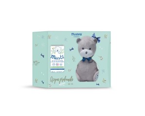 Mustela Cura delle Mamme e dei Bambini Musti Boy Cofanetto Acqua Profumata e Orsetto