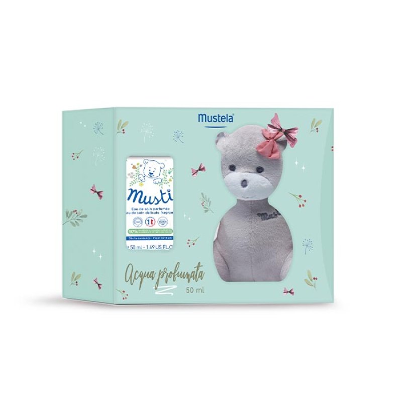 Mustela Cura delle Mamme e dei Bambini Musti Girl Cofanetto Acqua Profumata e Orsetto Mustela Cura delle Mamme e dei Bambini Musti Girl Cofanetto Acqua Profumata e Orsetto
