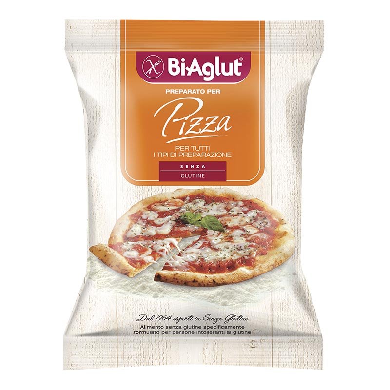 Biaglut Prodotti Celiachia Preparato per Pizza Farina 500 g