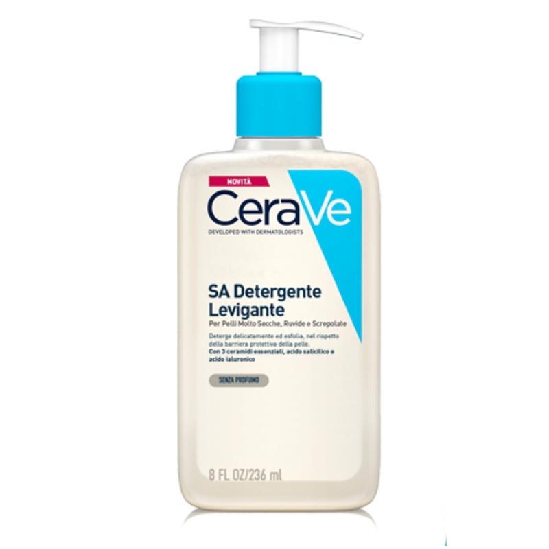 CeraVe SA Detergente Levigante per Pelli Molto Secche Ruvide e Screpolate 236 ml CeraVe SA Detergente Levigante per Pelli Molto Secche Ruvide e Screpolate 236 ml