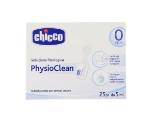 Chicco Artsana PhysioClean Soluzione Fisiologica Sterile 25 Fiale da 5 ml
