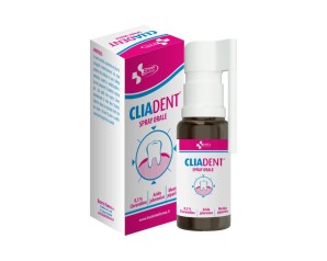 Budetta Farma Prodotti per Igiene Orale CliaDent Spray Orale disinfettante e Lenitivo 20 ml