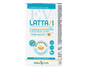 Erba Vita Linea Benessere Stomaco Lattasi Integratore Alimentare 30 Compresse