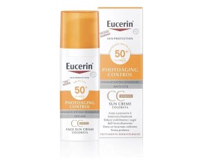 Eucerin Sun Protezione Solare SPF50+ Photoaging Control CC Cream Dorato Pelli Sensibili 50 ml