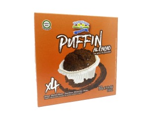 Happy Farm Alimenti senza Glutine Merendine Puffin Cacao con Gocce di Cioccolato 160 g