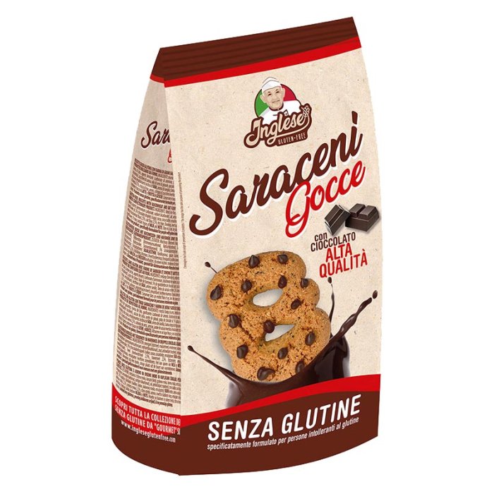 Gaia spa Inglese Alimenti senza Glutine Dolci e Snack Saraceni Gocce 300 g Gaia spa Inglese Alimenti senza Glutine Dolci e Snack Saraceni Gocce 300 g