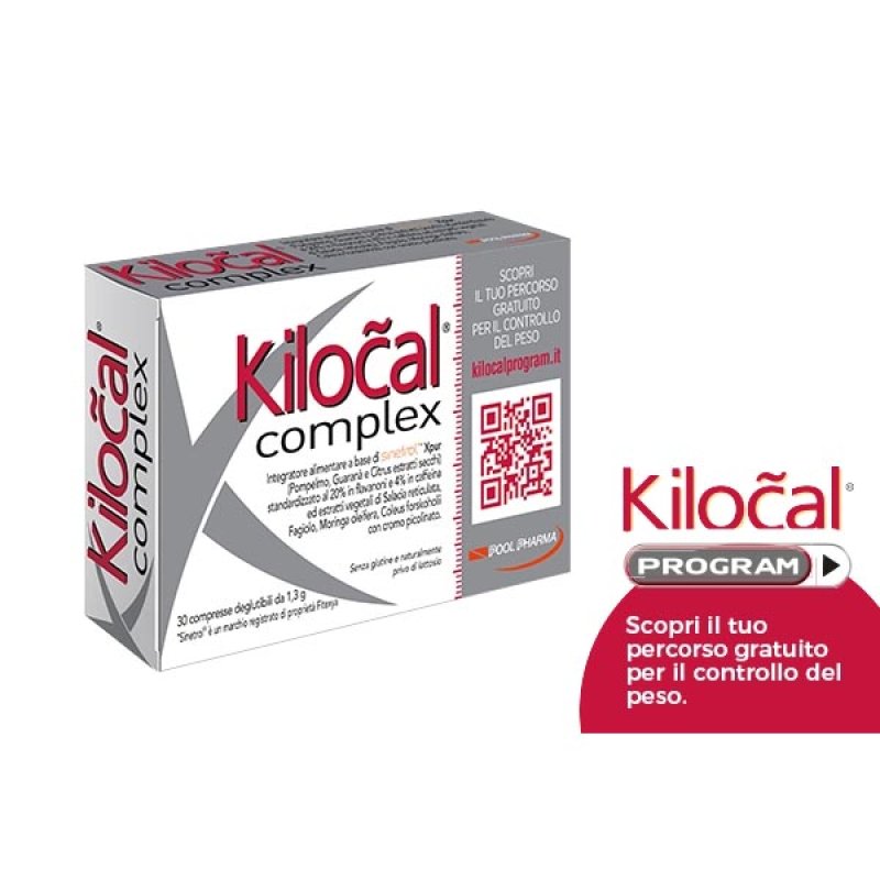 Kilocal Complex 30 compresse per il controllo e la perdita del peso - Pool Pharma
