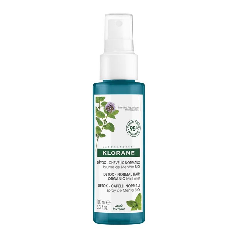 Klorane Trattamenti Rigeneranti per Capelli Spray Purificante alla Menta Acquatica 100 ml Klorane Trattamenti Rigeneranti per Capelli Spray Purificante alla Menta Acquatica 100 ml