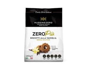 Massimo Zero Alimenti senza Glutine Prodotti da Forno Biscotti Zero Più Vaniglia 180 g