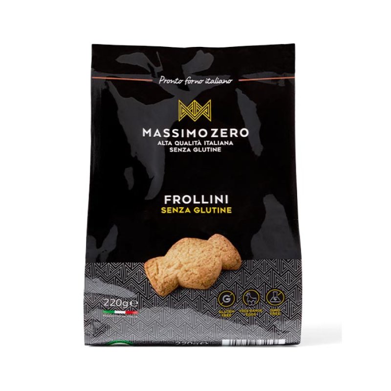 Massimo Zero Alimenti senza Glutine Prodotti da Forno Frollini 220 g