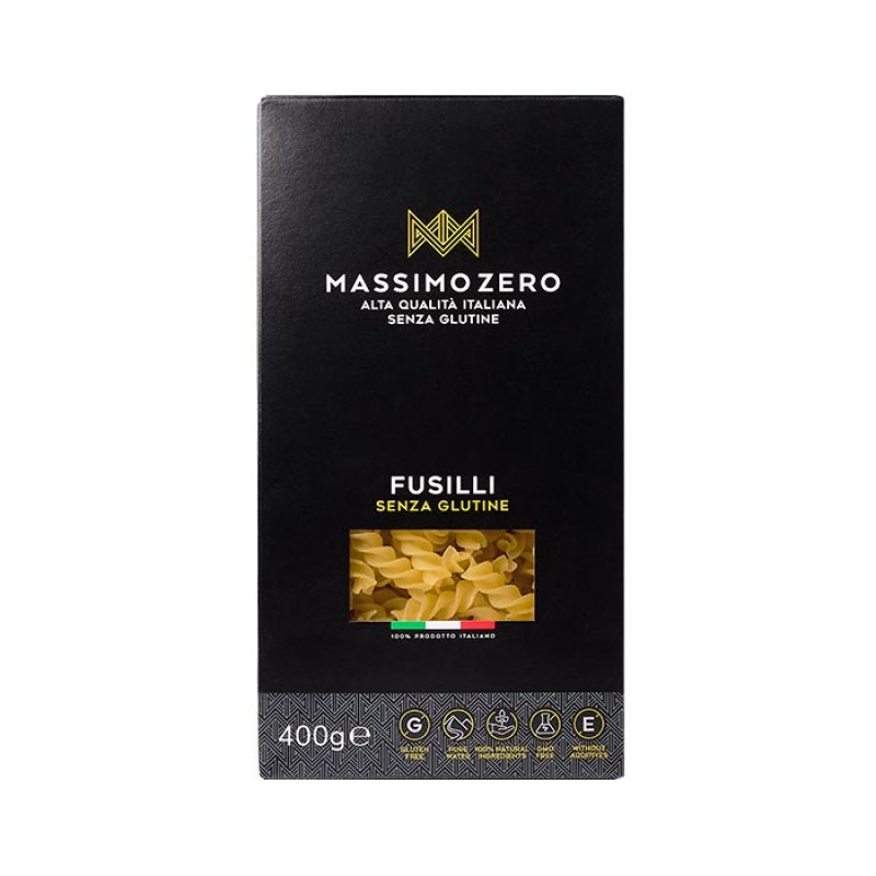 Massimo Zero Alimenti senza Glutine Fusilli Pasta Secca 400 g Massimo Zero Alimenti senza Glutine Fusilli Pasta Secca 400 g