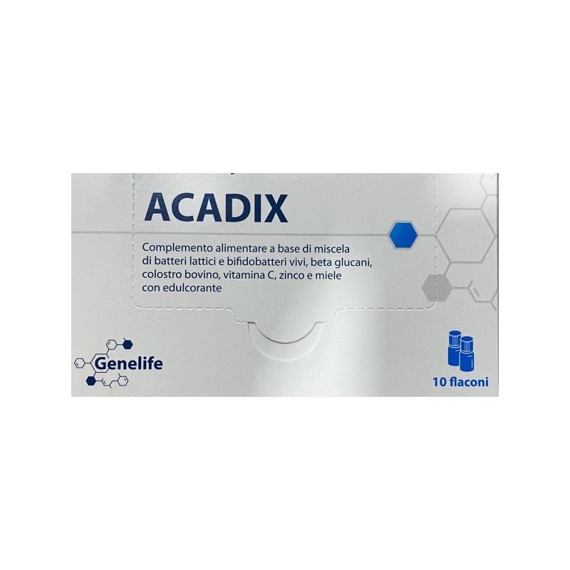 Genelife Integratori e Supplementi Acadix Integratore Alimentare Fermenti 10 Flaconcini da 10 ml Genelife Integratori e Supplementi Acadix Integratore Alimentare Fermenti 10 Flaconcini da 10 ml