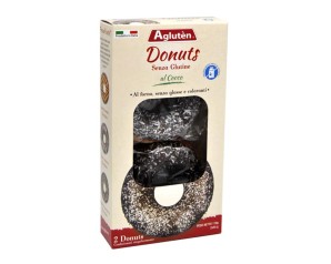 Agluten Prodotti Speciali senza Glutine Dolci e Merende Donuts Cocco e Cioccolato 110 g