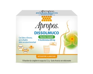 DesaPharma Brand Apropos Dissolmuco Granulare Adulti e Bambini 10 Buste Dispositivo Medico