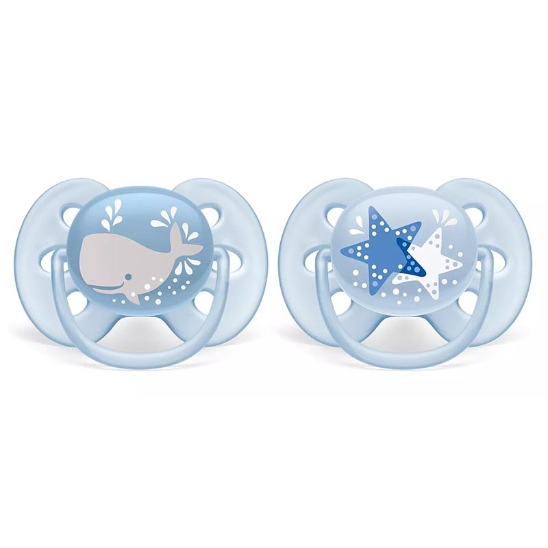 Philips Avent Cura Mamma e Bambino Succhietto Ciuccio  Ultra Soft 6 a 18 Mesi 222/22