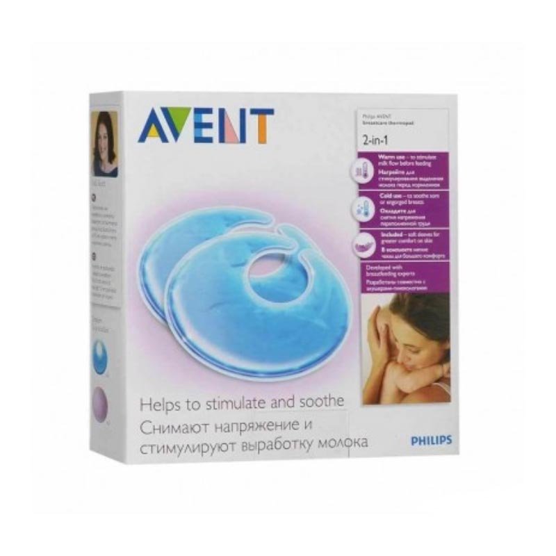 Philips Avent Cura Mamma e Bambinov Cuscino Termogel Allattamento 2 Funzioni in 1 Caldo e Freddo