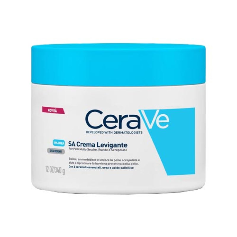 CeraVe SA Crema Idratante Levigante per Pelli Molto Secche Ruvide e Screpolate 340 g CeraVe SA Crema Idratante Levigante per Pelli Molto Secche Ruvide e Screpolate 340 g