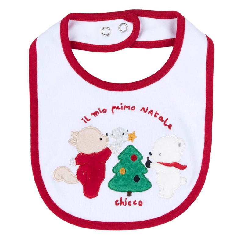 Chicco Artsana Abbigliamento e Accessori Bavaglino Primo Natale Chicco Artsana Abbigliamento e Accessori Bavaglino Primo Natale