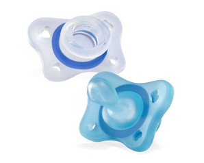 Chicco Artsana Allattamento e Svezzamento Gommotto Silicone Bambino 0-6m 2 pezzi