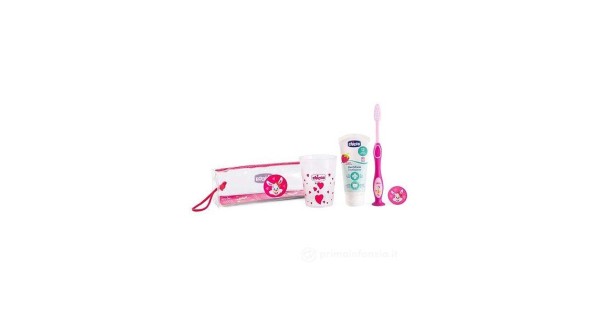 Chicco Artsana Igiene Benessere e Divertimento del Bambino Set Igiene Orale  Bambina Girl +36m