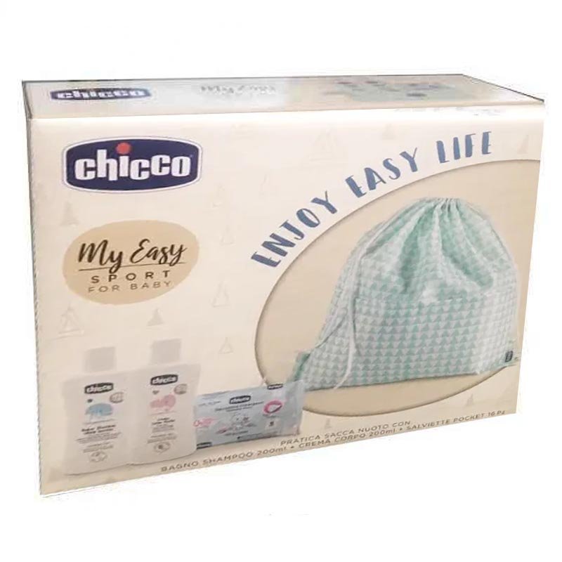 Chicco Artsana Cofanetto My Easy Sport Bagno Shampoo Crema Sacca Salviette Chicco Artsana Cofanetto My Easy Sport Bagno Shampoo Crema Sacca Salviette