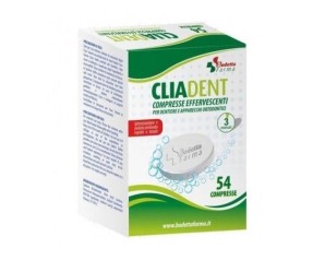 Budetta Farma Cliadent Linea Protezione Dentale 54 Compresse Effervescenti Pulizia Protesi