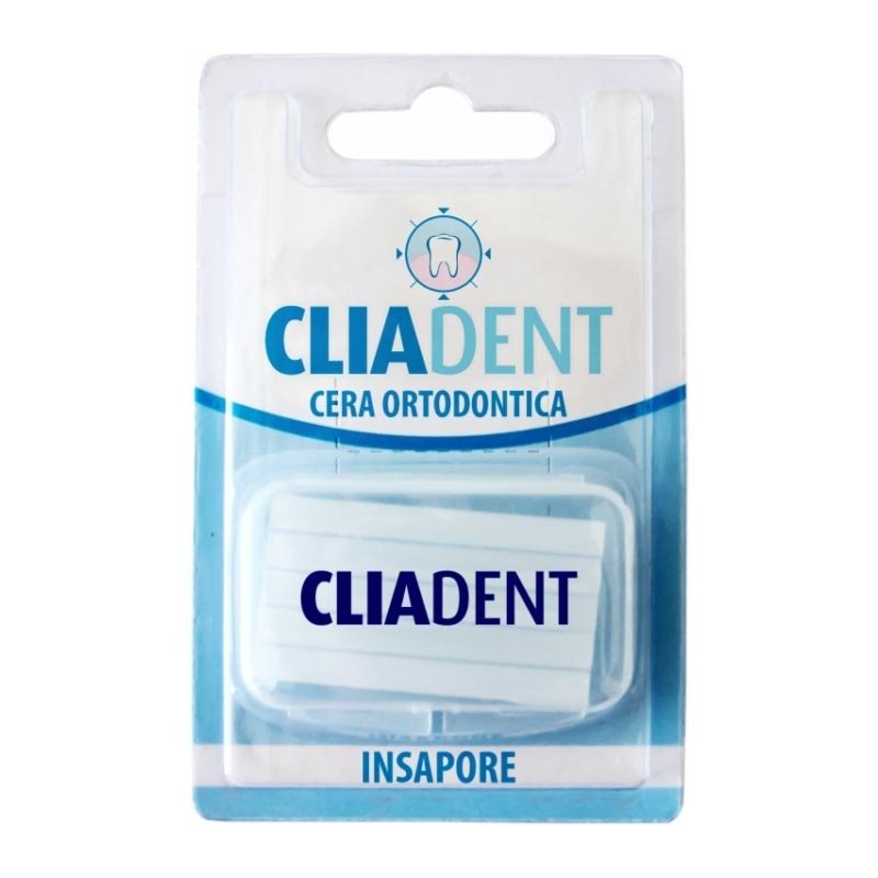 Budetta Farma Prodotti per Igiene Orale CliaDent Cera Ortodontica Insapore 5 Strips
