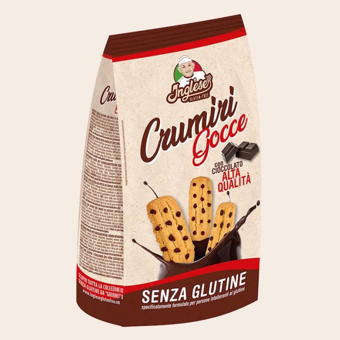 Gaia spa Inglese Alimenti senza Glutine Dolci e Snack Crumiri Gocce 300 g Gaia spa Inglese Alimenti senza Glutine Dolci e Snack Crumiri Gocce 300 g