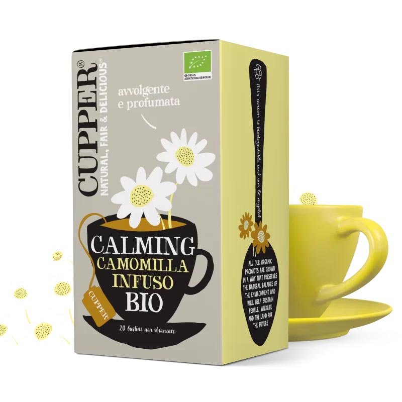 AbaFoods Multibrand Cupper Infusi Magici Camomilla Classica Rilassante 20 Filtri