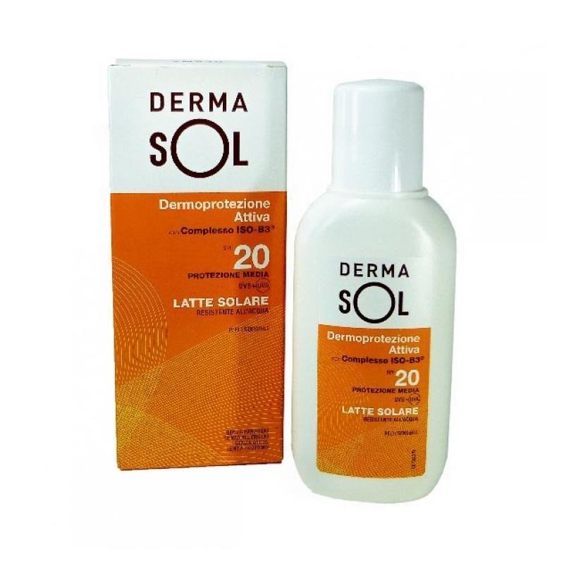 Meda Pharma Dermasol Protettivo Solare SPF20 Latte Protezione Bassa 150 ml Meda Pharma Dermasol Protettivo Solare SPF20 Latte Protezione Bassa 150 ml