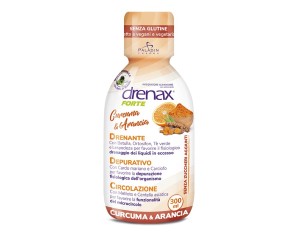 Paladin Pharma Sostegno per la Salute Drenax Forte Arancia Curcuma Integratore Alimentare 300 ml