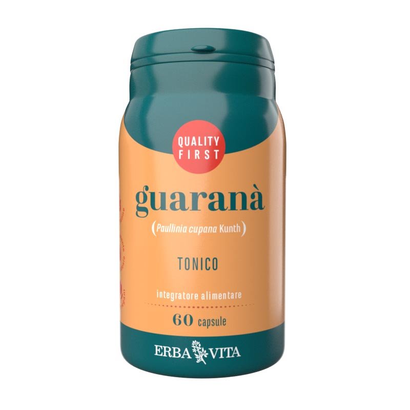 Erba Vita Integratori alimentari a Base Vegetale Guarana' Tonico Defaticante 60 Capsule Erba Vita Integratori alimentari a Base Vegetale Guarana' Tonico Defaticante 60 Capsule