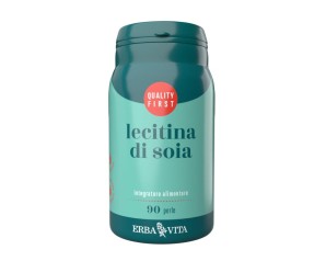 Erba Vita Integratori alimentari a Base Vegetale Lecitina di Soia 90 Perle