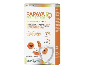 Erba Vita Integratori alimentari a Base Vegetale Papaya Fermentata FQ 60 Capsule