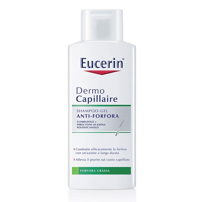 Eucerin DermoCapillaire Shampoo Gel Forfora Grassa Pelli Sensibili 250 ml Eucerin DermoCapillaire Shampoo Gel Forfora Grassa Pelli Sensibili 250 ml