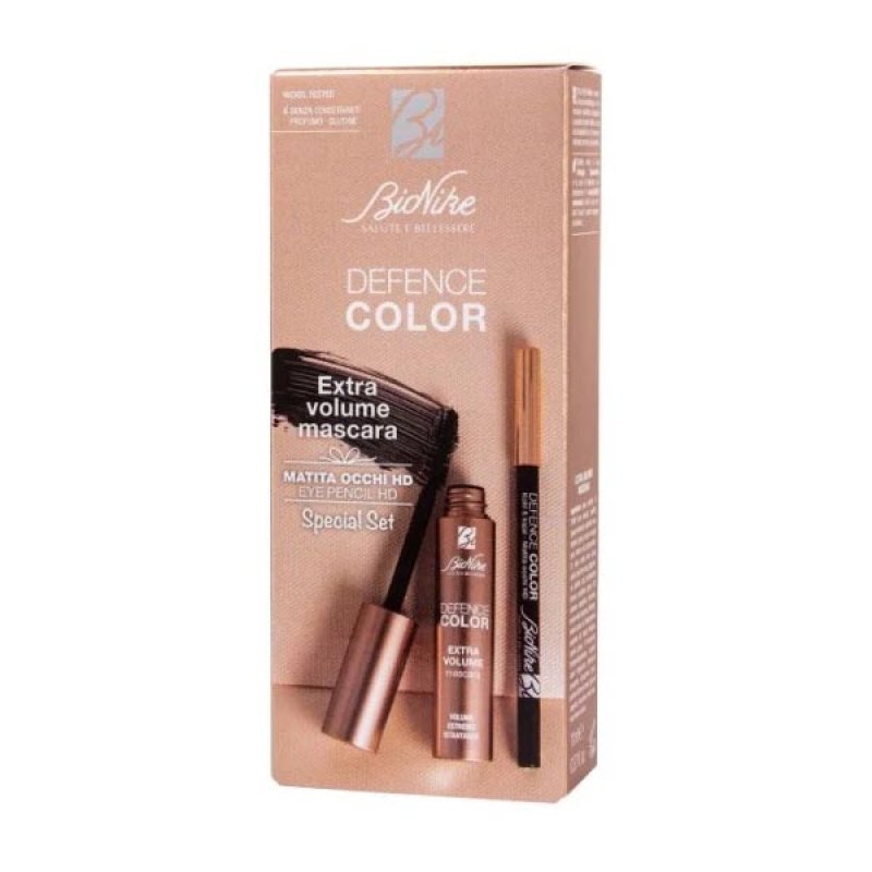 Bionike Defence Color Make-up Base Viso Special Set Mascara Extra Volume e Matita HD Bionike Defence Color Make-up Base Viso Special Set Mascara Extra Volume e Matita HD