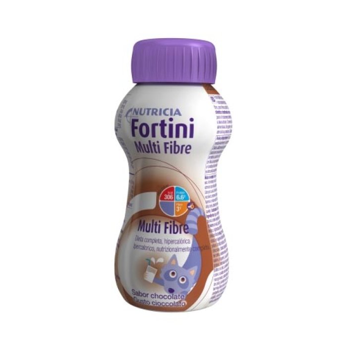 Danone Nutricia Integrazione Alimentare Fortini Multi Fibre Gusto Cioccolato Brick 200 ml Danone Nutricia Integrazione Alimentare Fortini Multi Fibre Gusto Cioccolato Brick 200 ml
