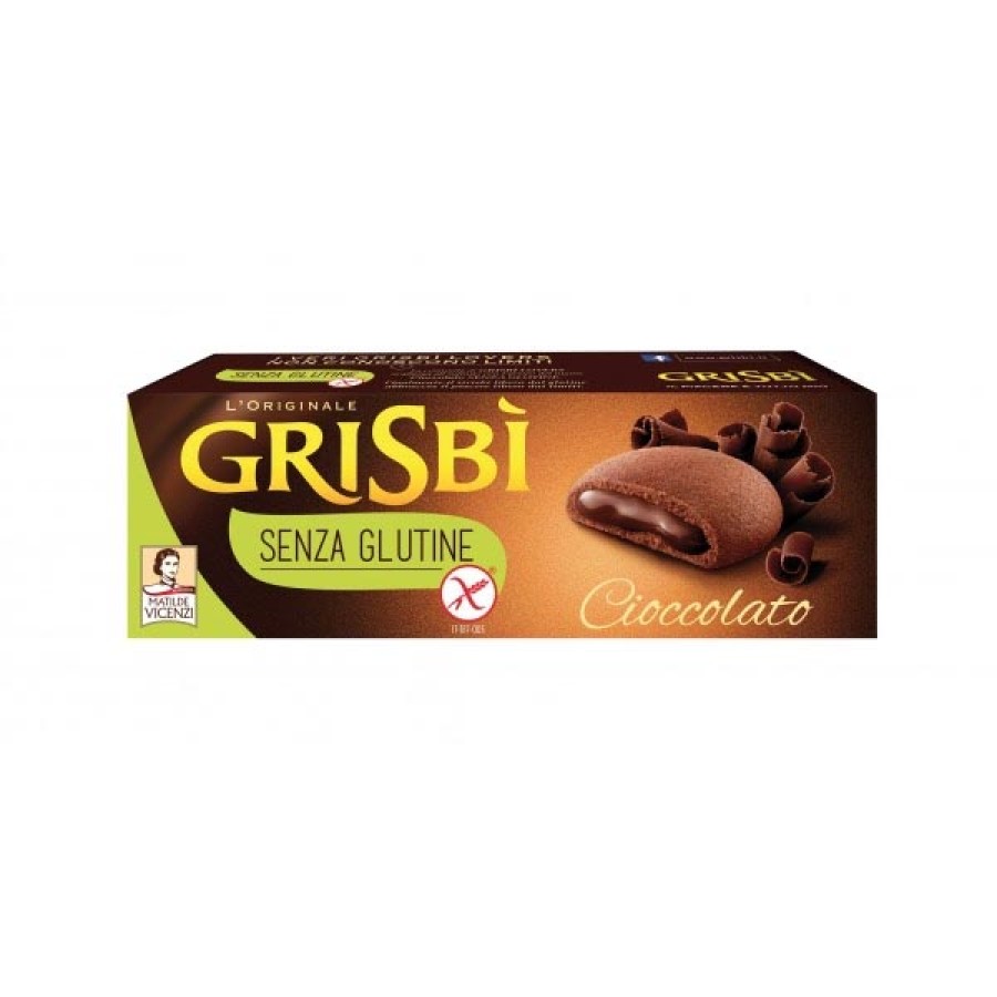 Matilde Vicenzi Dolcezza e Tradizione Grisbi' Cioccolato Duo Ricetta Classica Senza Glutine 33 g